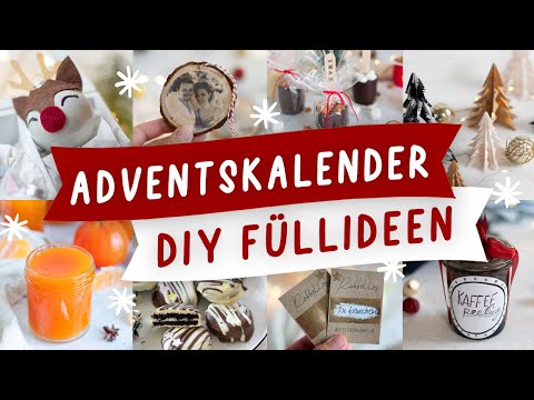 Adventskalender günstig selbst befüllen und selber machen: 24 selbstgemachte DIY Ideen | TRYTRYTRY