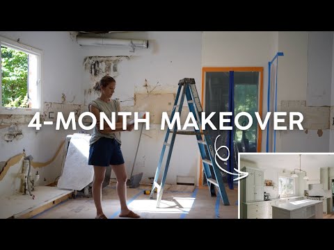 EXTREME KITCHEN MAKEOVER [4 Month Transformation] Designing my dream kitchen from scratch