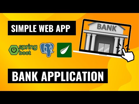 1/2 | Simple Bank App | Spring Boot | PostgreSQL | Java | Thymeleaf | JPA | Hibernate | Tutorials