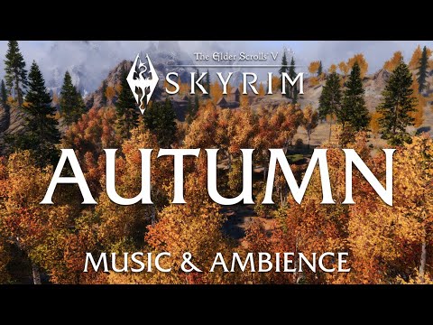 Peaceful Autumn in Skyrim | Calm and Soothing Game Music & Ambience