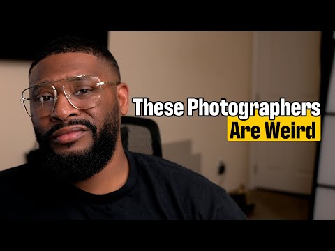 photographers are weird! this really crushed my confidence as a photographer.