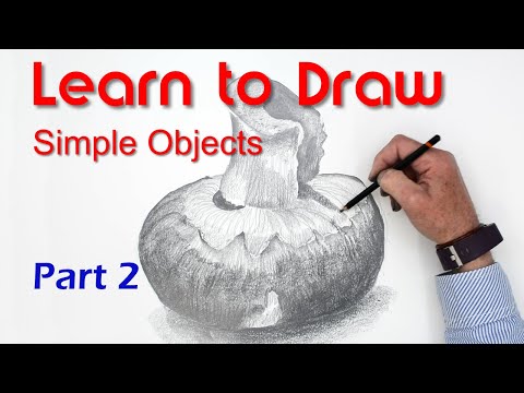 Brilliantly Simple Method for Drawing a Stunning Mushroom in pencil: Drawing Basics PART 2