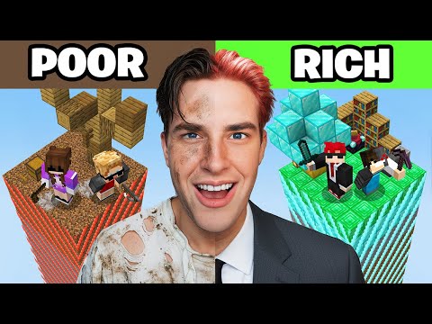 Rich VS Poor on 1 Minecraft Chunk