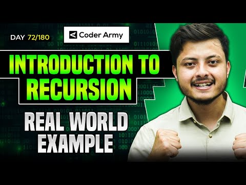 Lecture 51: Introduction To Recursion From Basic To Advance