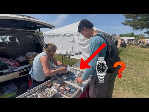 Hunting for Vintage WATCHES at the World Biggest Flea Market! (Omega, Hamilton, and more!)