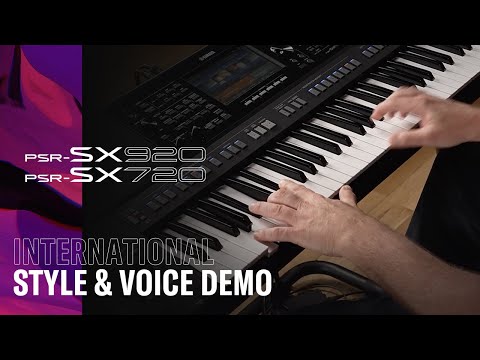 PSR-SX920 International Style and Voice Demo
