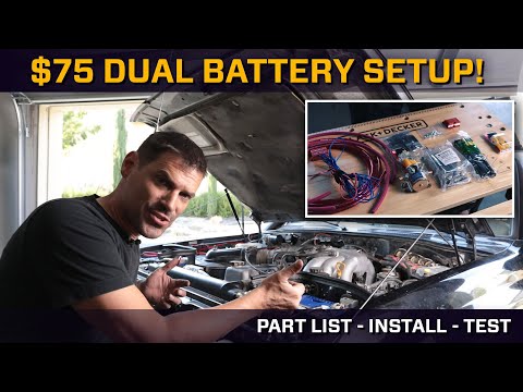 Simple $75 Dual Battery Setup