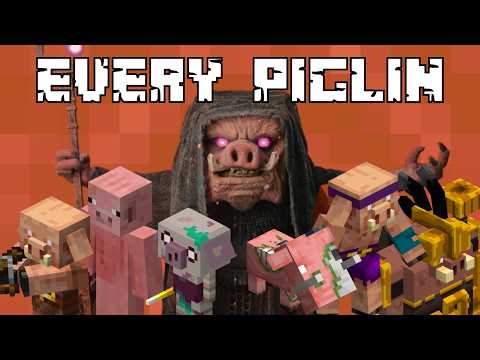 Every Minecraft Piglin Ever