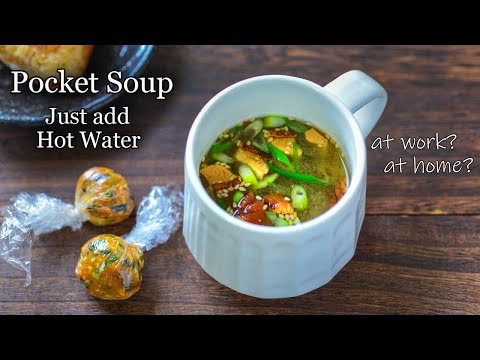 Pocket Soup | Instant Soup for Work Lunch