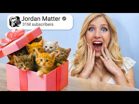 I Asked Famous YouTubers to Surprise Me!