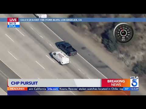 CHP involved in high-speed pursuit
