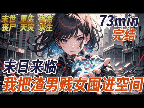 末日第五年，我死在我最愛的男人和我的好閨蜜手上，他們搶走了我的空間戒指，將我推入喪屍群，再睜眼，我回到了末日降臨前一個月，這一次，戒指融入我的靈魂，成了一個10立方米的隨身空間，把渣男賤女囤進空間