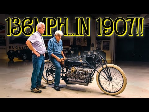 136 MPH in 1907! Glenn Curtiss’ Legendary V8 Bike | Jay Leno's Garage