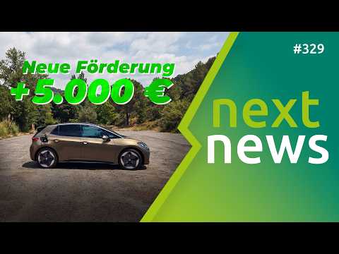 nextnews: neue E-Auto-Prämie, 39ct-Aktion, Wallbox-Test, Zulassungs-Rekord, Renault-Ford-Kooperation