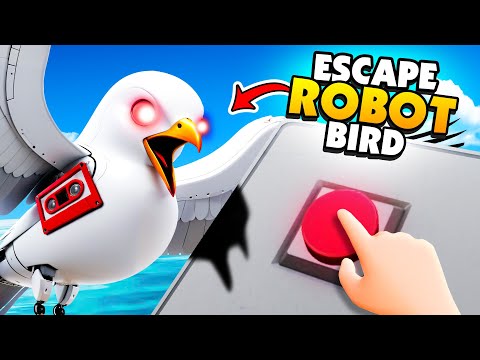 ROBOT Bird Helps Me Escape in Escape Simulator Spy DLC!