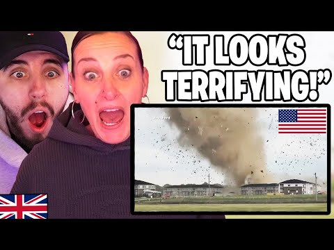 British Mum Reacts to Top 5 Scariest Tornado Videos Of All Time