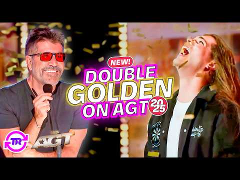 DOUBLE GOLDEN BUZZER From Simon And Howie On AGT 2025 Premiere! 🤩