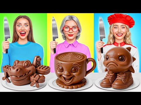 自分 vs おばあちゃんの料理チャレンジ | 面白い瞬間 Multi DO Challenge