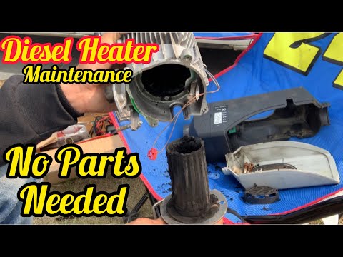 DIY Diesel Heater Maintenance For Dummy’s !! No Parts Needed !! Works For 2KW -8KW Chinese Heaters