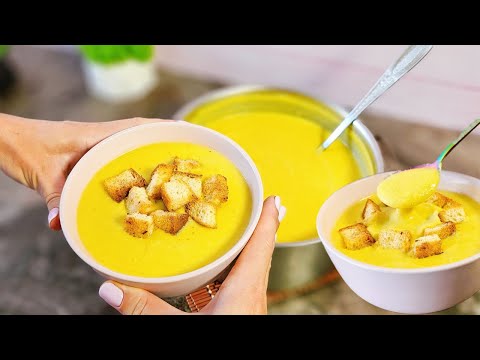 Cream Soup from 1 kg of Zucchini! I cook it every other day and NOT MUCH! A masterpiece of Zucchini