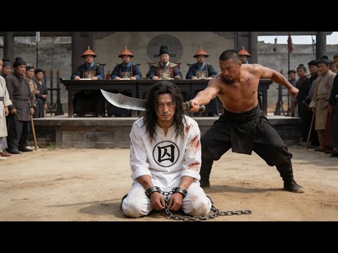 A kung fu master descended and slew everyone just as the prisoner was to be beheaded.