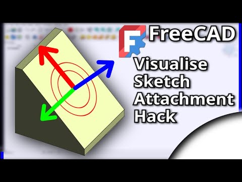 FreeCAD 1.0: This WILL HELP Visualize Sketch Attachment / Orientation