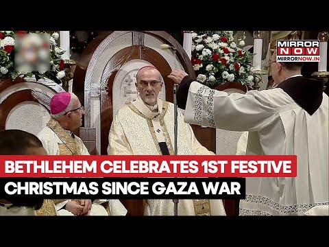 Bethlehem Celebrates First Festive Christmas Since Gaza War With Midnight Mass | Watch