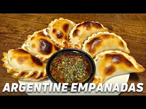 Argentine Food | DELICIOUS  Authentic Baked Empanadas | Juicy Beef and Chicken Filling
