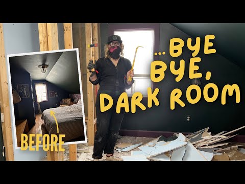 my dark & moody bedroom had to go..this is why.