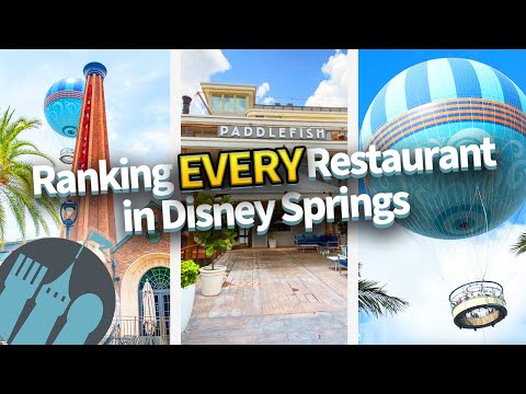 Ranking EVERY Restaurant in Disney's BEST "Park" -- Disney Springs