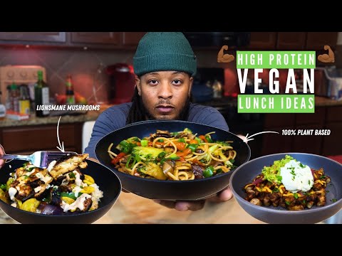 High Protein Vegan Lunch Ideas | Plant-based, Healthy