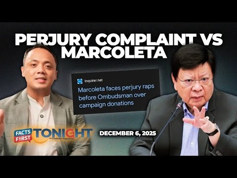 Perjury complaint vs Marcoleta over campaign donations