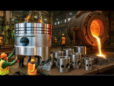 How Caterpillar Engine Piston are Made |