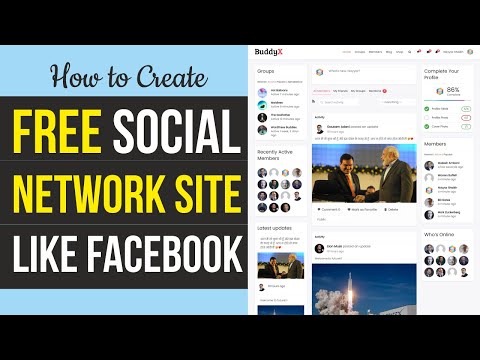 How to Create FREE Social Networking & Community Website like Facebook with WordPress & BuddyX