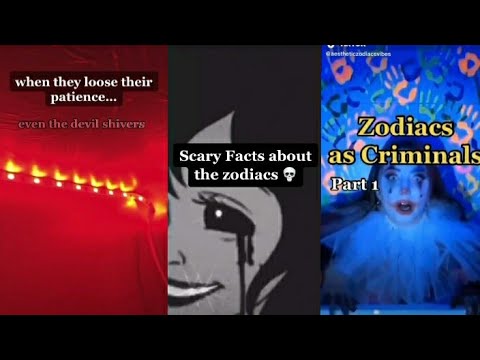 scary facts about your zodiac signs💀 | #astrology #scary