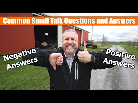 Common Small Talk Questions and Common Answers!