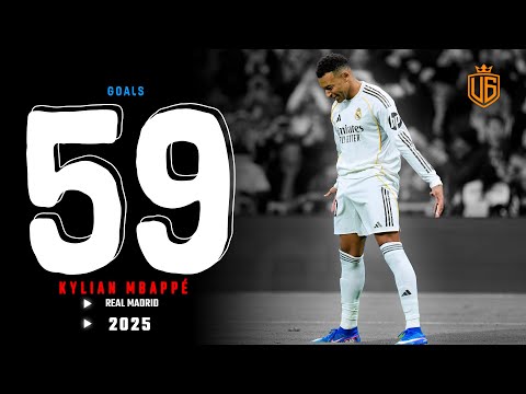 Kylian Mbappé All 59 goals for the year 2025
