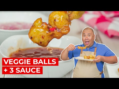 Veggie Balls with 3 Sauces | SIMPOL | CHEF TATUNG