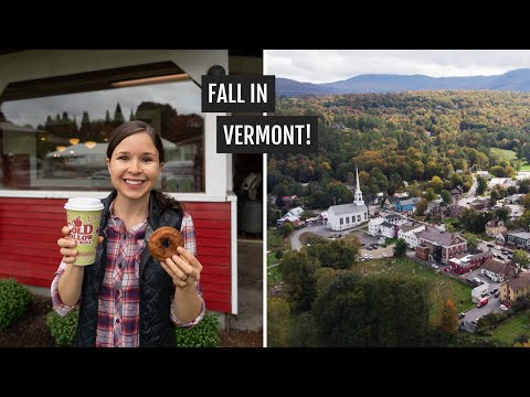 A PERFECT fall day in Vermont (Waterbury & Stowe) ππ | Apple Cider Donuts, Corn Maze, & MORE!