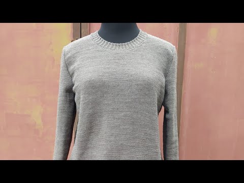 The easiest dress to knit on any knitting machine
