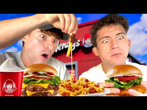 Two Brits try Wendy's for the first time!!