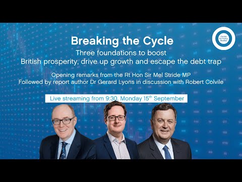 Breaking the Cycle: Report launch with Shadow Chancellor Mel Stride