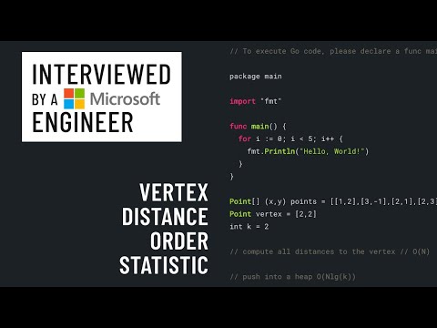 Go interview with a Microsoft engineer
