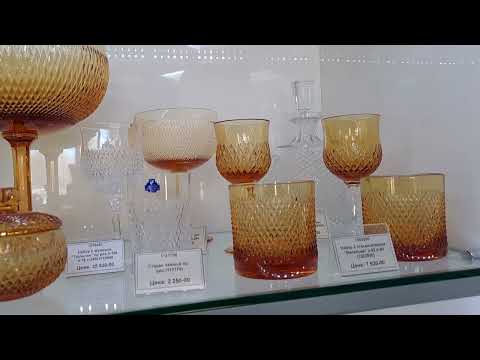 № 29  Хрустальные бокалы фужеры рюмки.г. Гусь-Хрустальный. Фирменный магазин.