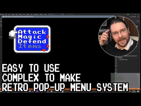 Programming a Retro Pop-Up Menu System