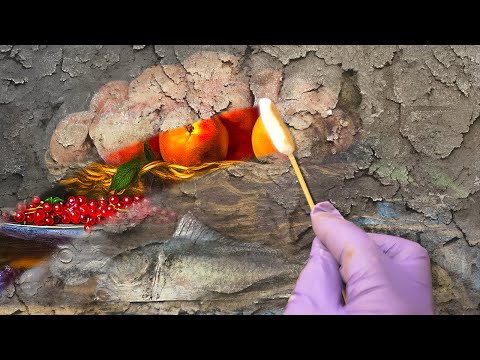 How Professionals Restore A Damaged Old Oil Painting