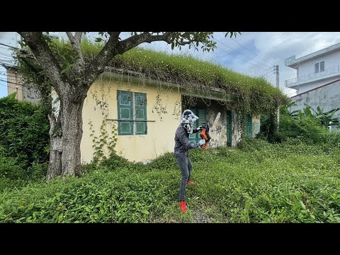 People left the house and the treasure fish tank for the poor to clean up.