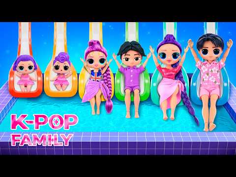 Кейпоп Семья в Отпуске: Поделки для кукол в стиле Кейпоп Охотниц на Демонов