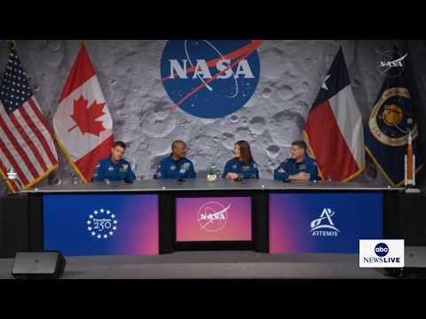 LIVE: Artemis II astronauts hold news conference on successful mission around the moon