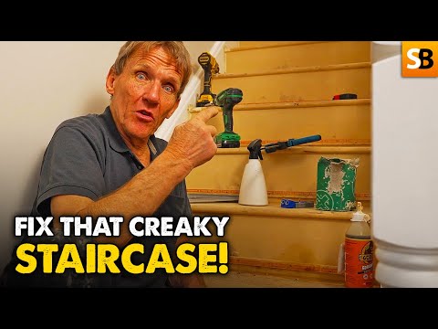 No More Creaks! ~ DIY Stair Repair Tutorial